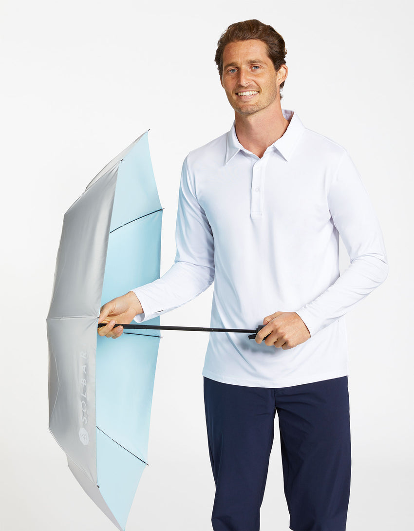 Silver / Sky Blue,117cm Arc