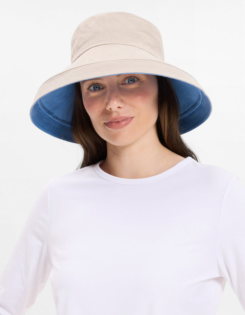 Sun Protective Wide Brim UPF 50+ Holiday Sun Hat For Women