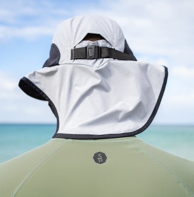 Water Sports Sun Hat easily folds, perfect for travel and lightweight