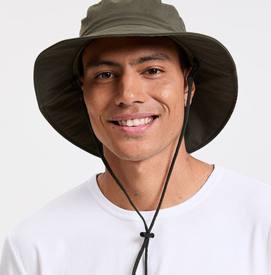 Expedition Sun Hat with removable chin strap with cord lock
