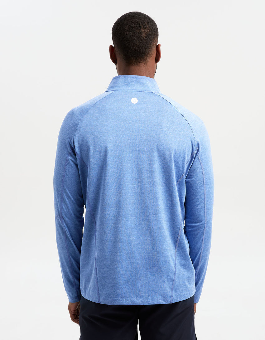 UPF 50+ Men's Sun Protective Long Sleeve Quarter Zip Top | Solbari AU