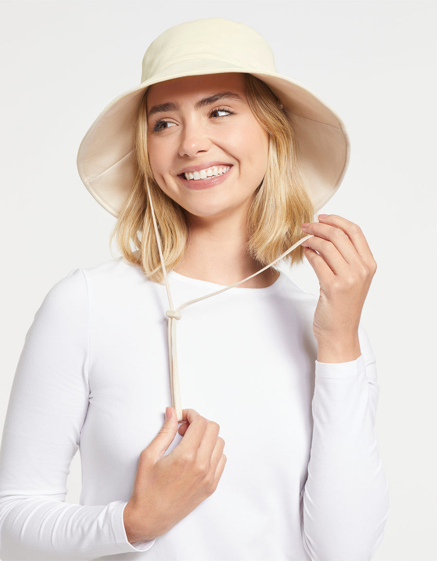 Wide Brim Beach Hat, Women's UV Protection Sun Hat UPF 50+ | Solbari