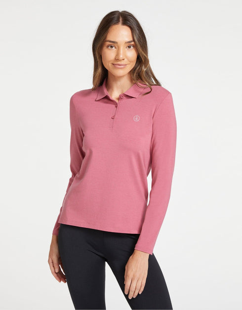 Long Sleeve Polo Shirt UPF 50+ Sensitive Collection