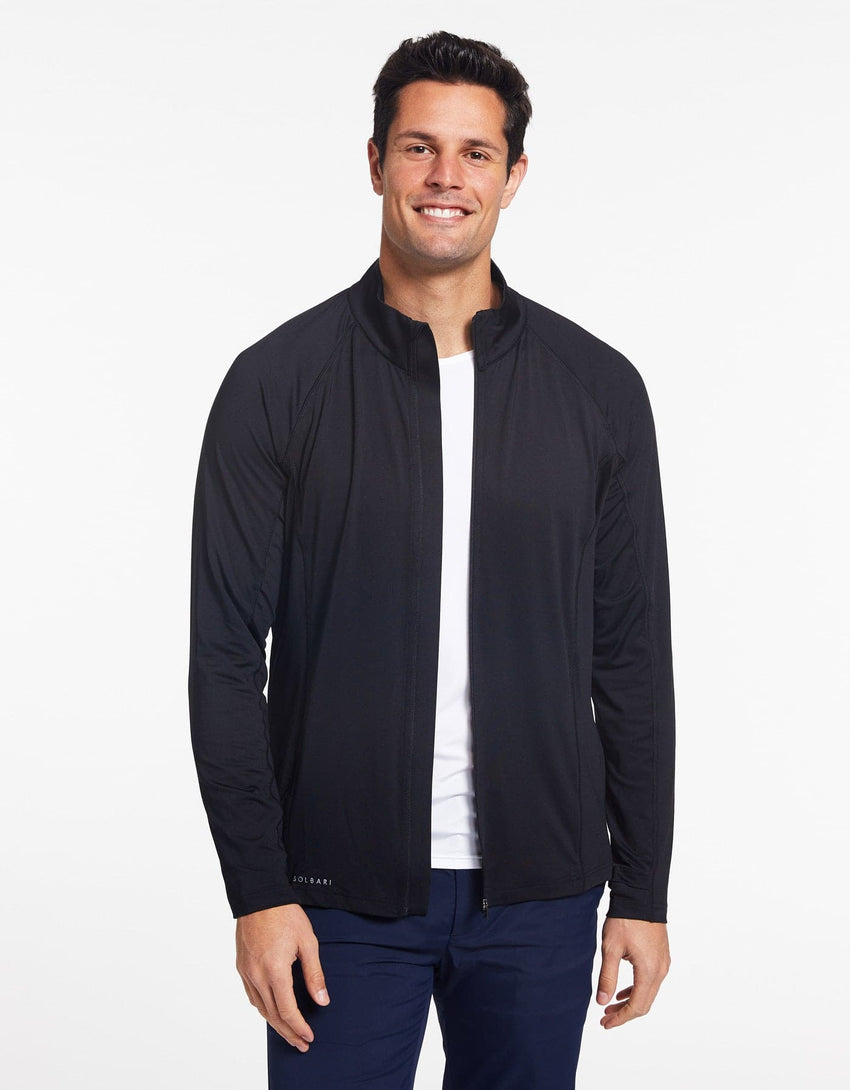 UPF 50+ Sun Protective Essential Full Zip Jacket For Men | Solbari
