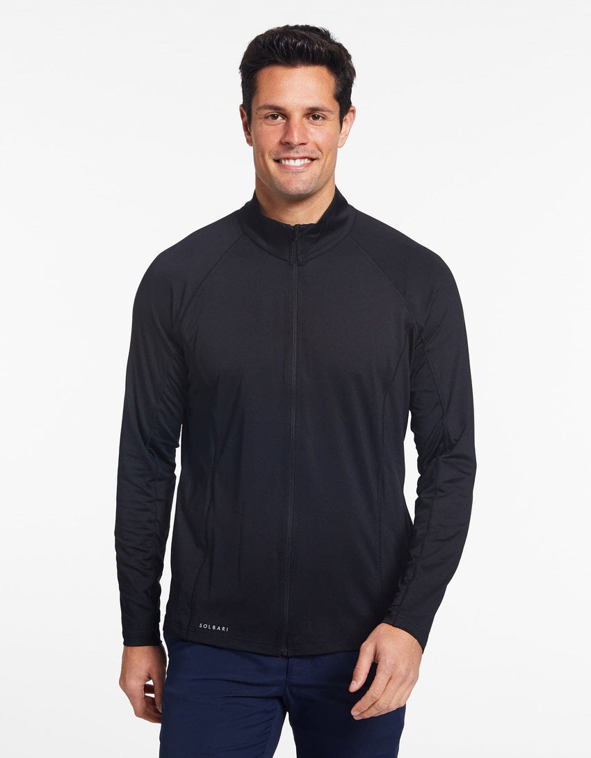 UPF 50+ Sun Protective Essential Full Zip Jacket For Men | Solbari