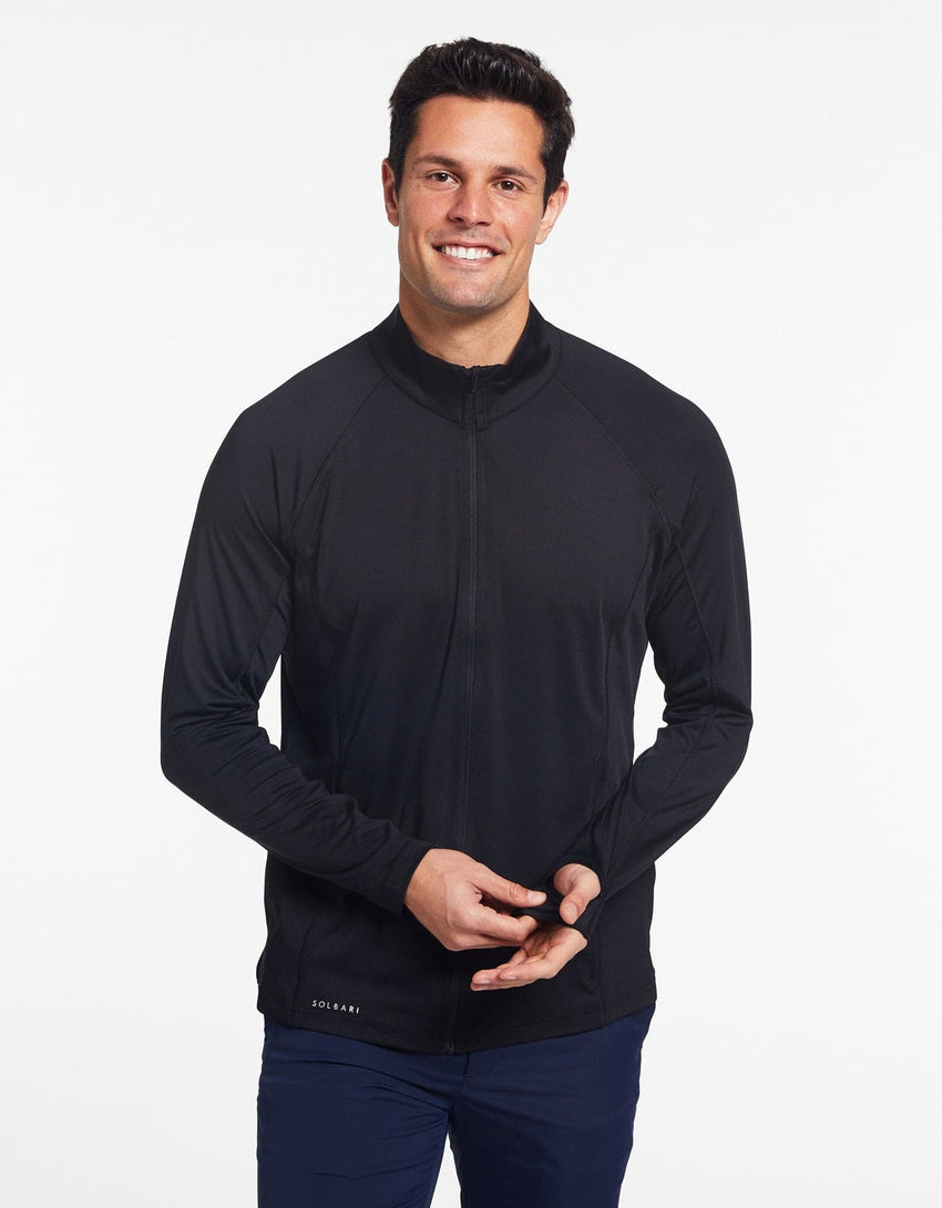 UPF 50+ Sun Protective Essential Full Zip Jacket For Men | Solbari